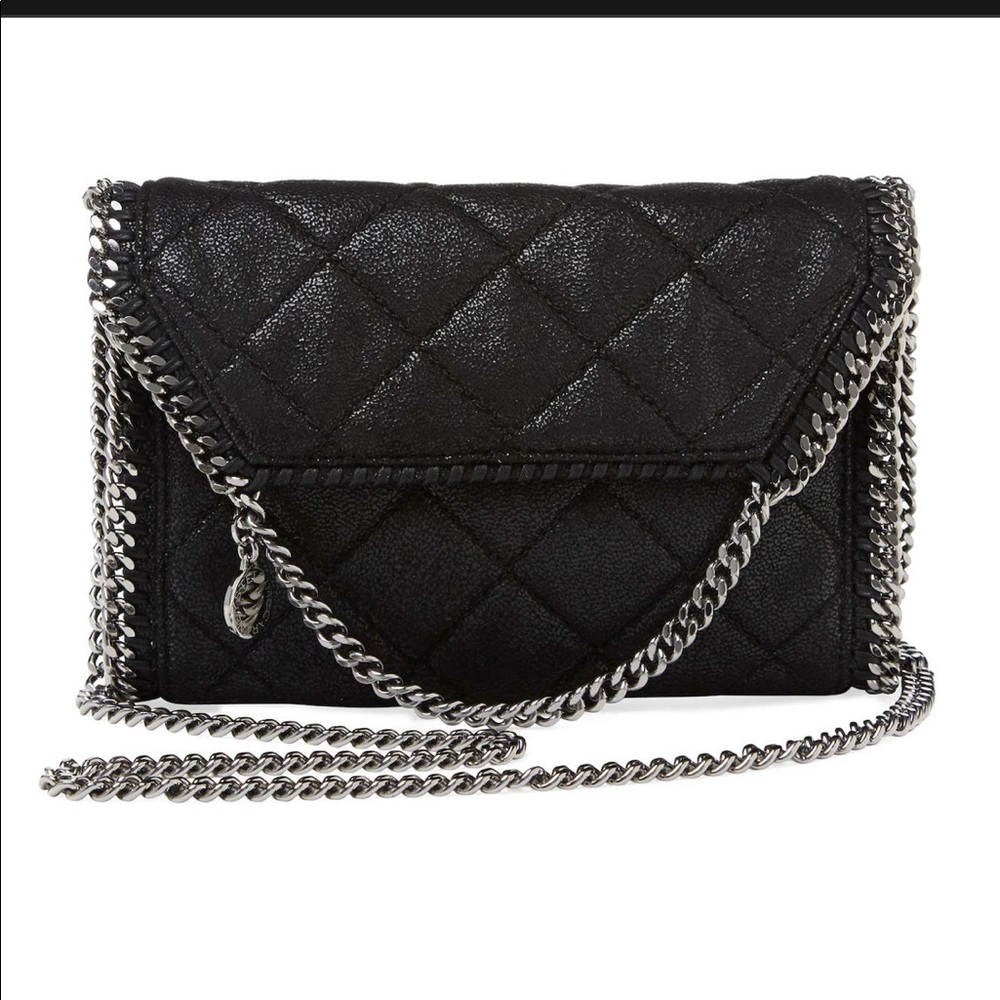 Stella McCartney Falabella Quilted Shaggy Mini Bag